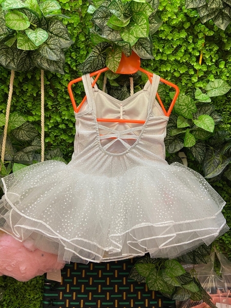 Váy múa đan lưng nhũ sao