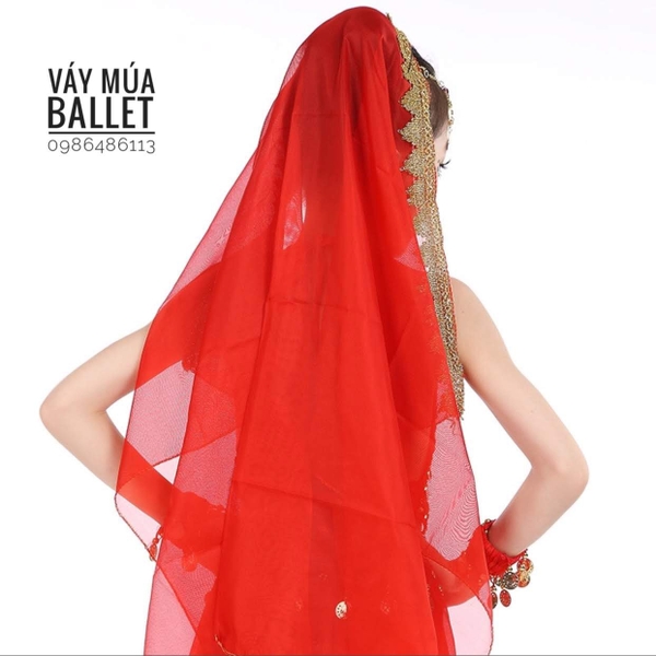 Bộ váy múa bụng bellydance 6 cho tiết
