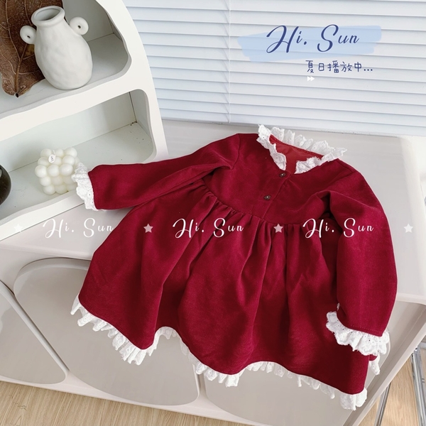 Váy nhung tiểu thư xinh nhẹ nhàng