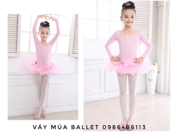Váy múa bèo xoè dài tay new