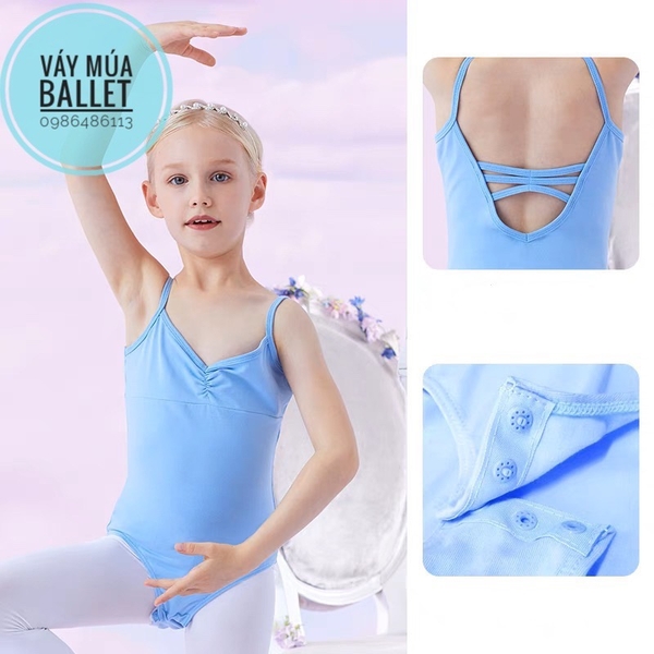 Áo tập múa dây đan đáp ngực