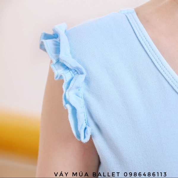 Váy múa ballet Cute Girl màu xanh
