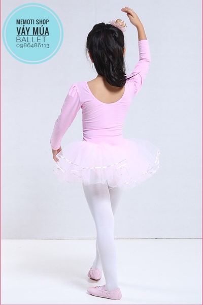 Váy múa kimsa giày dài Barbie