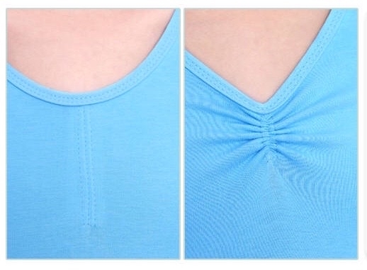 Váy múa nơ lưng phối màu dài tay (hồng, đen)