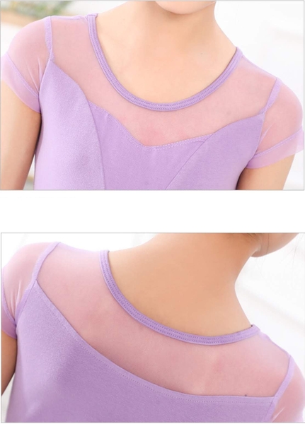 Váy múa tay voan lụa siêu mềm