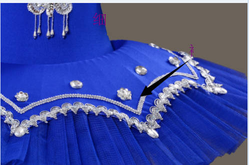 Set váy ballet biểu diễn kèm tất, hoa tay, cài tóc