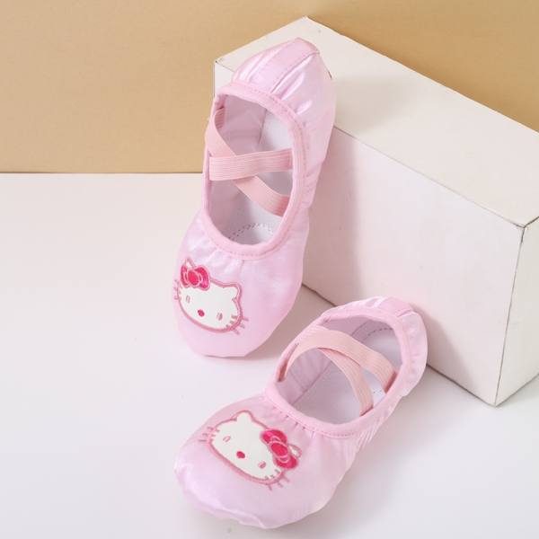 Giày múa satin mềm