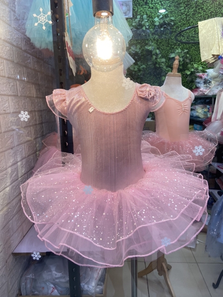 Váy múa tay tiên hoa nhũ sao