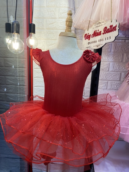 Váy múa tay tiên hoa nhũ sao