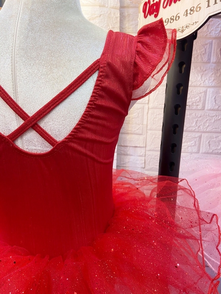 Váy múa tay tiên hoa nhũ sao