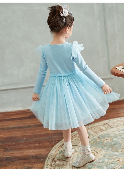 Váy công chúa elsa phối ren
