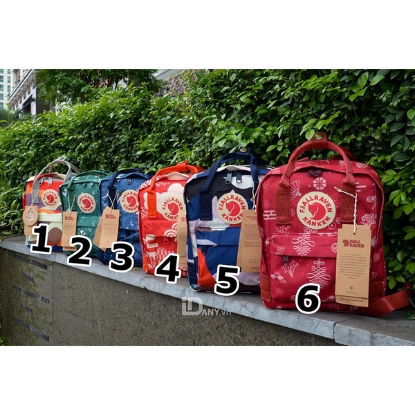 Balo Kanken hoạ tiết