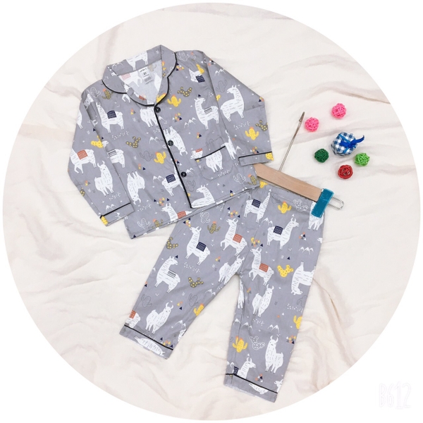 Bộ Pizama thô Hàn