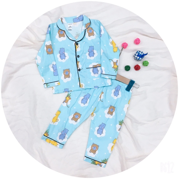 Bộ Pizama thô Hàn