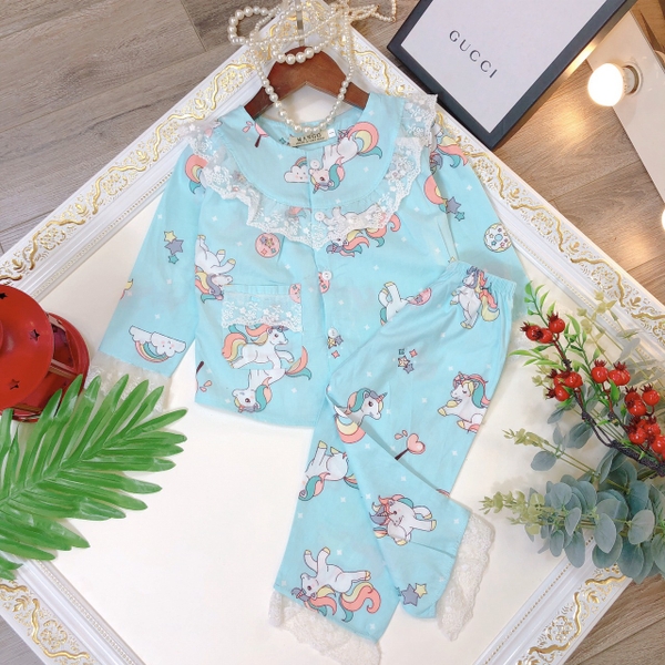 Bộ pizama thô cotton đại nhiều mẫu