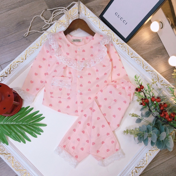 Bộ pizama thô cotton đại nhiều mẫu