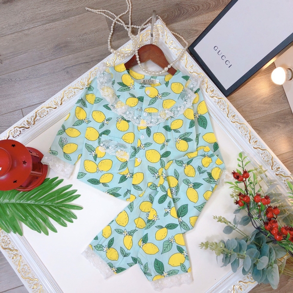 Bộ pizama thô cotton đại nhiều mẫu