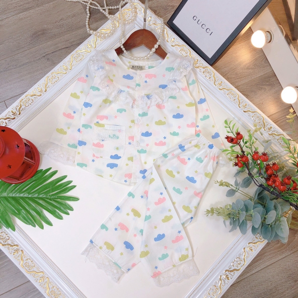 Bộ pizama thô cotton đại nhiều mẫu