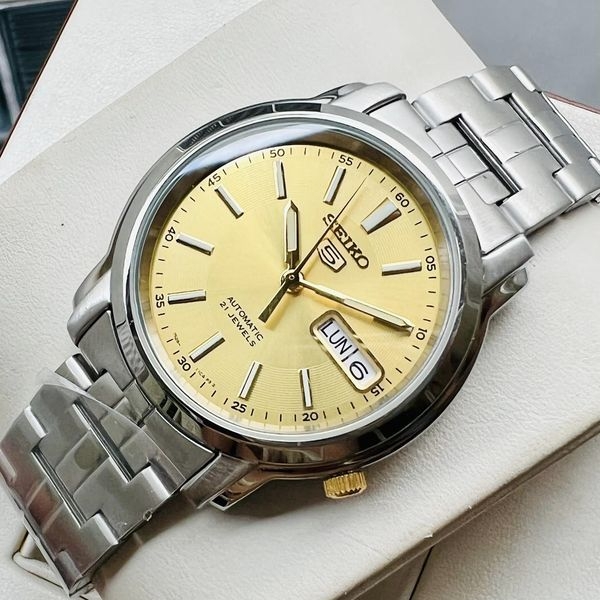 Đồng Hồ Nam Dây Thép SEIKO Automatic SNKL81K1 | Kính Hardlex