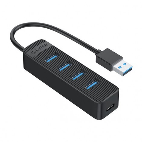 Bộ chia USB HUB 4 cổng Orico USB 3.0 TWU3-4A-BK