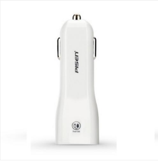 Tẩu sạc ô tô Pisen Dual USB Car Charger (12W) TS-C063