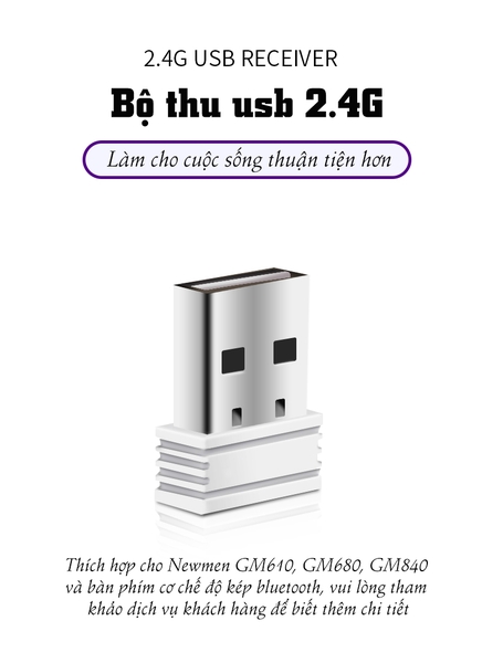 Đầu thu 2.4G dùng cho GM610/GM680/ GM840
