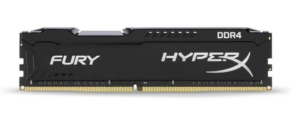 RAM Desktop Kingston HyperX Fury Black (HX426C16FB3/8) 8GB DDR4 2666Mhz