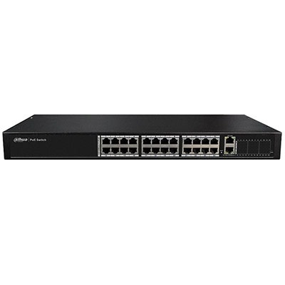 Switch PoE 24 Port Dahua DH-PFS4026-24P-370