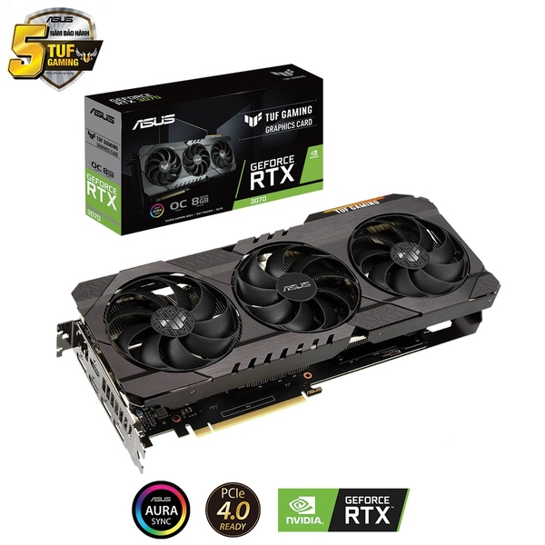 Card màn hình ASUS TUF RTX 3070 O8G GAMING