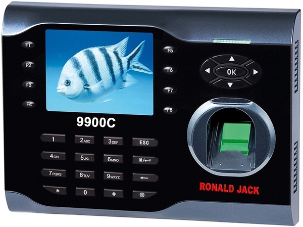 Máy chấm công vân tay và thẻ cảm ứng Ronald Jack 9900C