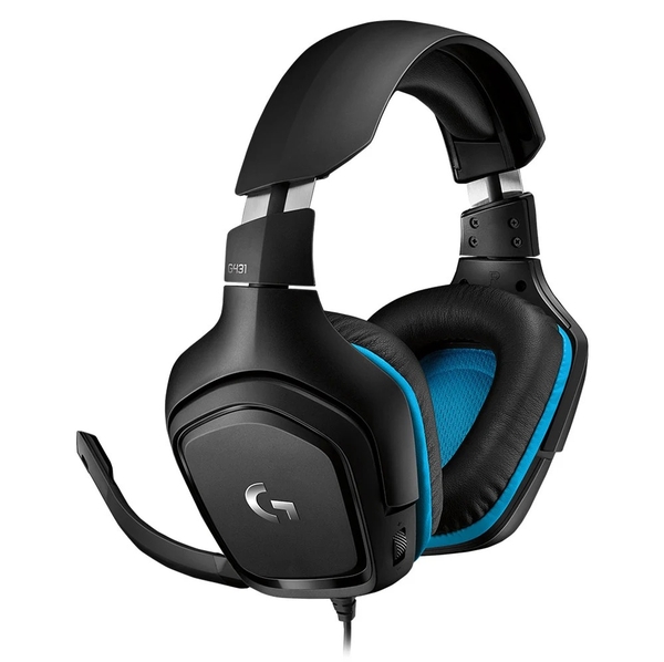 Tai nghe Over-ear Logitech G431 7.1 Surround Gaming (Đen)