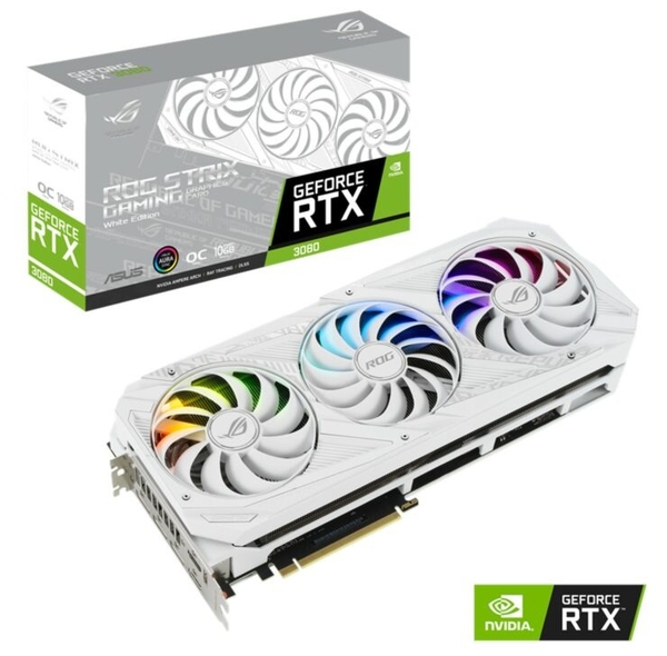 Card màn hình ASUS ROG STRIX RTX 3090-O24G-WHITE