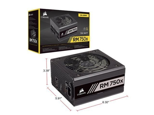 Nguồn máy tính Corsair RM750X – 750W 80 Plus Gold (CP-9020179-NA)