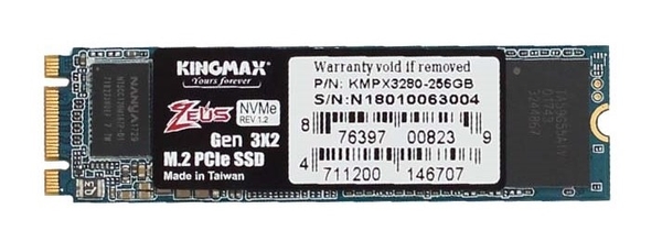 Ổ SSD Kingmax PX3280 256Gb NVMe PCIe Gen3x2 M.2 2280