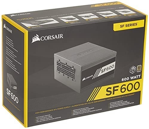 Nguồn Corsair SF600 Gold-80 Plus Gold-SFX Factor (CP-9020105-NA)