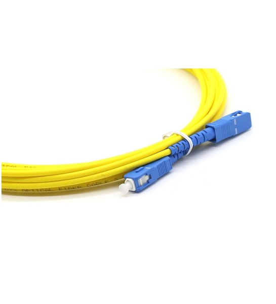 Fiber patch cord 9/125um Simplex, Single-mode, SC/SC, 3M