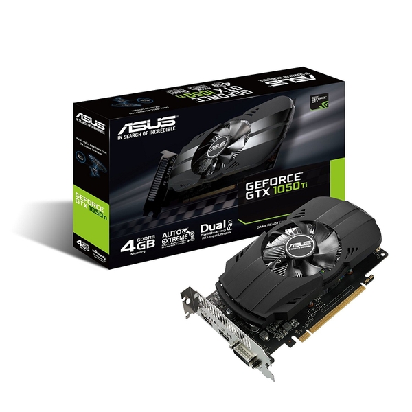 Card màn hình ASUS GeForce PH-GTX1050TI-4G 4GB GDDR5 Phoenix