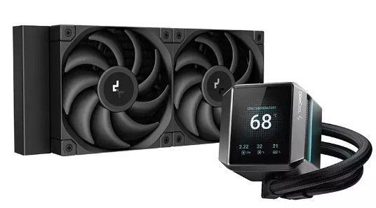 Tản Nhiệt Nước Deepcool MYSTIQUE 240 ( Màn Hình Hiển Thị)