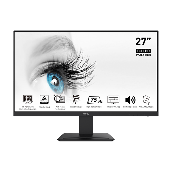 Màn hình 27 inch MSI Pro MP273 | Full HD, IPS, 75Hz, 5ms, phẳng