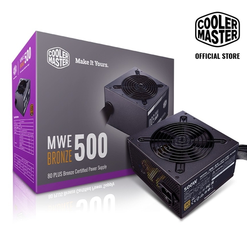 Nguồn máy tính Cooler Master MWE Bronze 500W V2 230V - 500W - 80 Plus Bronze