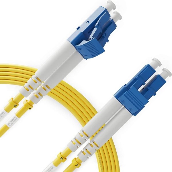 Fiber patch cord 9/125um, Single-mode, Duplex, LC/LC, 3M