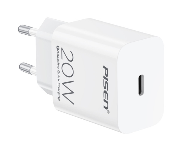 Sạc nhanh PISEN QUICK - Mr White USB-C 20W EU