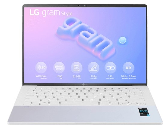 Laptop LG Gram Style 2023 16Z90RS-G.AH54A5 (i5-1340P | 16GB | 512GB | Intel Iris Xe Graphics | 16' WQHD+ OLED 120Hz | Win 11)