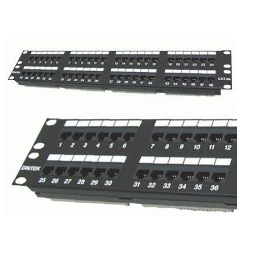 Patch panel 48 port Dintek, CAT.5e 1402-03020