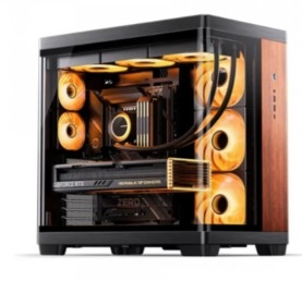 Vỏ Case Jonsbo TK-4 Wood Black ( Mid Tower, Màu Đen)