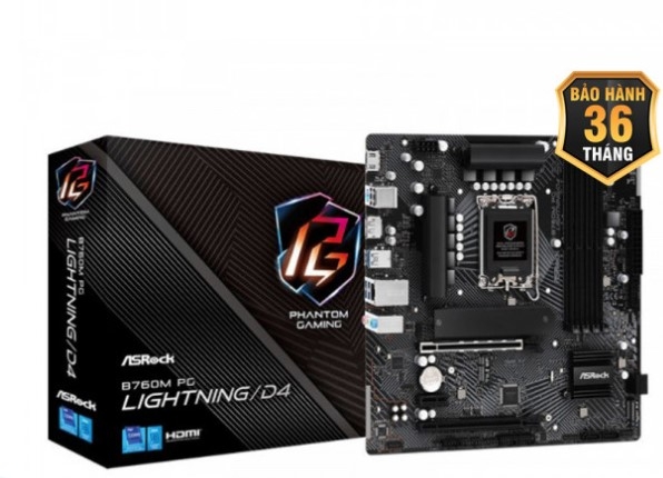 Mainboard ASRock B760M PG Lightning/D4 DDR4
