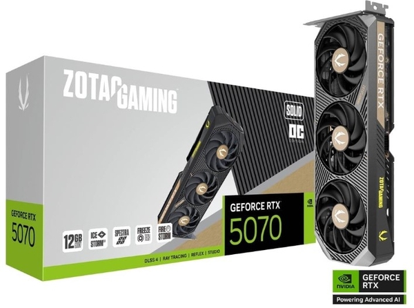 Card Màn Hình Zotac Gaming GeForce RTX 5070 Solid OC 12GB GDDR7