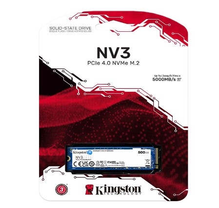 Ổ cứng SSD Kingston NV3 4TB PCIe 4.0 x4 M.2 NVMe (SNV3S/4000G)