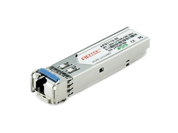 Module SFP APTEK APS1113-10 (1.25Gbps, DDM, Tx1310/Rx1550, Single Mode, 1 sợi, 10km, LC/UPC)