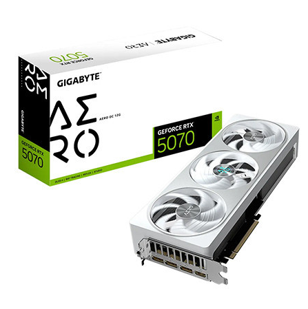 VGA Gigabyte RTX 5070 AERO OC 12GB (N5070AERO OC-12GD)